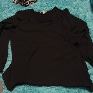 The Pioneer Woman Black Cut Out Blouse